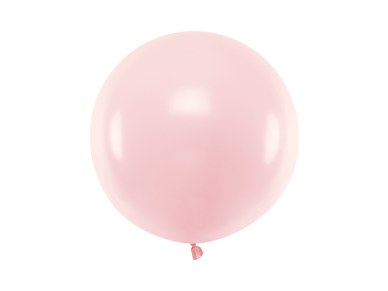 Dekoracje sali weselnej Balon okrągły 60cm, Pastel Pale Pink